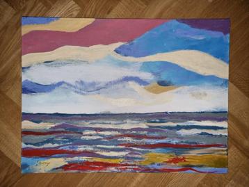 Albert Saverijs Huile sur toile Œuvre unique Signée en desso, Enlèvement