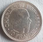 MONACO : 10 FRANCS 1966 KM 146 Zilver, Verzenden, Overige landen, Losse munt, Zilver
