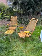 Oude vintage loungestoelen,, Ophalen, Gebruikt