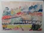 Paul Gauguin  tahiti reflextion gouache, Verzenden