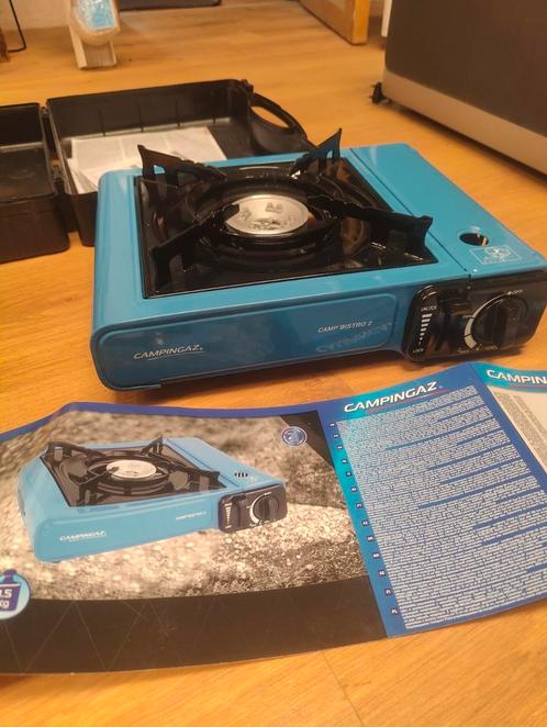 Campingaz Bistro 2 Réchaud Mixte, Caravans en Kamperen, Kampeeraccessoires, Zo goed als nieuw, Ophalen of Verzenden