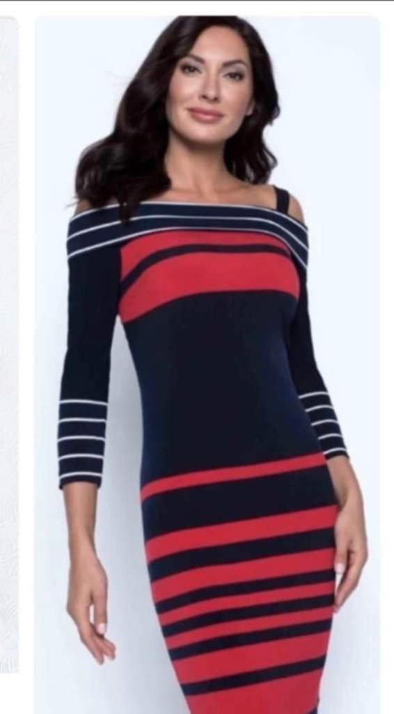 Jus d'orange Paris, knappe jurk Navy, M, Kleding | Dames, Jurken, Zo goed als nieuw, Maat 38/40 (M), Blauw, Knielengte, Ophalen of Verzenden