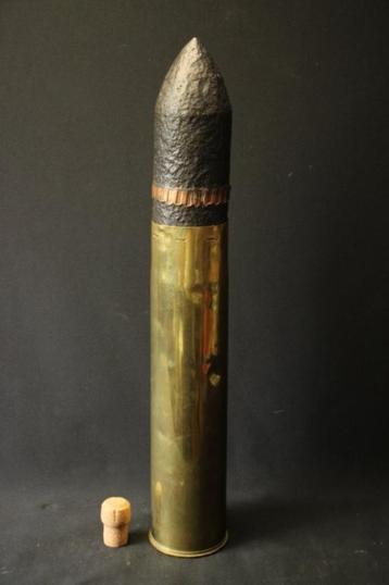WO2 Amerikaanse 75mm patroon LEEG beschikbaar voor biedingen