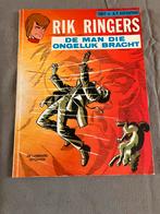 Rik Ringers nr 20 - de man die ongeluk bracht - 1e druk 1975, Comme neuf, Une BD, Duchâteau, Enlèvement ou Envoi