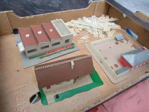 lot bätiments Jouef ho, Hobby en Vrije tijd, Modeltreinen | H0, Gebruikt, Brug, Tunnel of Gebouw, Jouef, Ophalen of Verzenden
