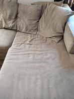 Beige stoffen salon in (4 stukken kan ook met 3), Ophalen, Gebruikt, Stof, Goeden conditie vraag voor meer foto's