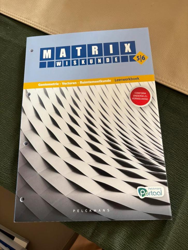 Wiskunde Matrix 5e middelbaar DUBBELE FINALITEIT, Boeken, Schoolboeken, Nieuw, Wiskunde A, ASO, Ophalen