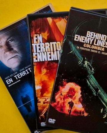 3x DVD Trilogie En territoire ennemi 1 à 3 - Guerre  beschikbaar voor biedingen