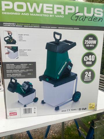Hakselaar ( elektrisch 2 500 W. ) te koop beschikbaar voor biedingen