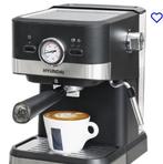 Hyundai-espressomachine Model: Tazza, Nieuw, Afneembaar waterreservoir, 2 tot 4 kopjes, Espresso apparaat