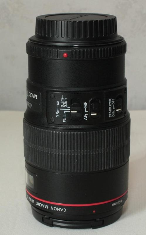 Canon 100mm L 2.8 lens + Ring addapter extra stabiliteit, Hobby en Vrije tijd, Overige Hobby en Vrije tijd, Nieuw, Verzenden