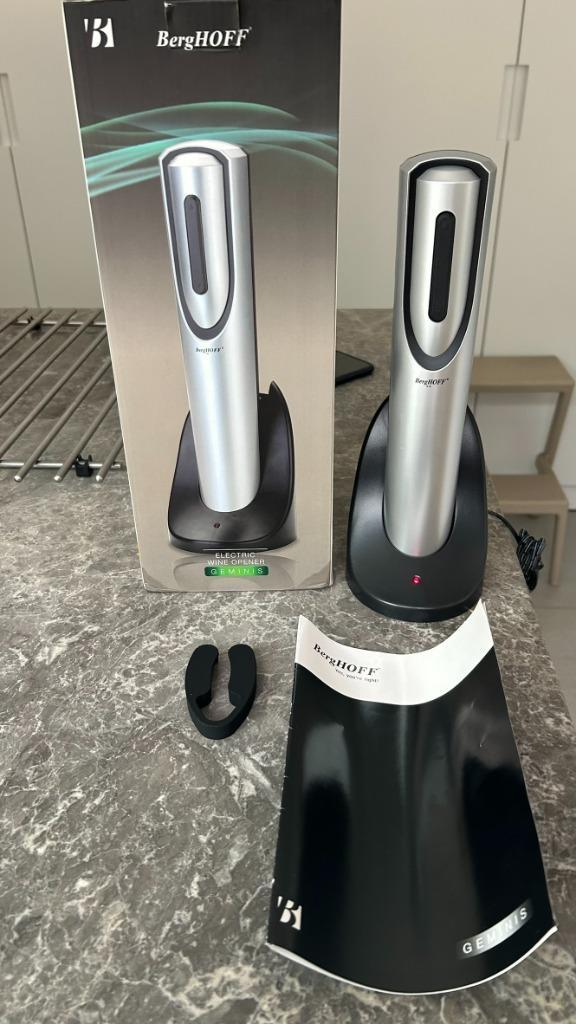 BergHOFF elektrische wijnopener NIEUW, Huis en Inrichting, Keuken | Keukenbenodigdheden, Nieuw, Ophalen