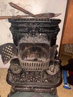 2 Antieke oude hout/cool stoof, Ophalen, Zo goed als nieuw