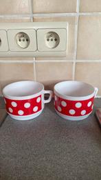 Paire de 2 grandes tasses anciennes chocolat, Comme neuf