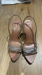 Sandales à talons hauts en vinyle avec strass (ZARA), Kleding | Dames, Ophalen of Verzenden, Zo goed als nieuw