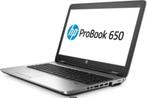 HP probook 650g4 i5, 8e generatie, 8gb mem, 240gb ssd, 15,6", Gebruikt, 8 GB, Minder dan 2 Ghz, 240GB SSD