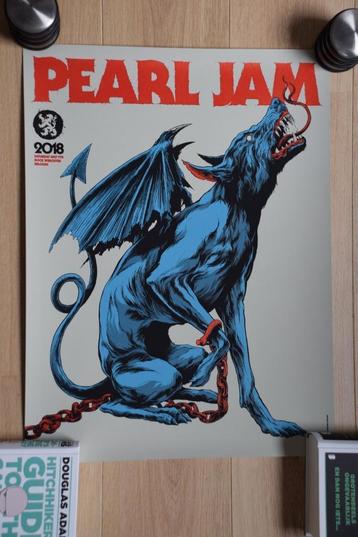 Pearl Jam - Rock Werchter 2018 Concert Poster, Enlèvement ou Envoi