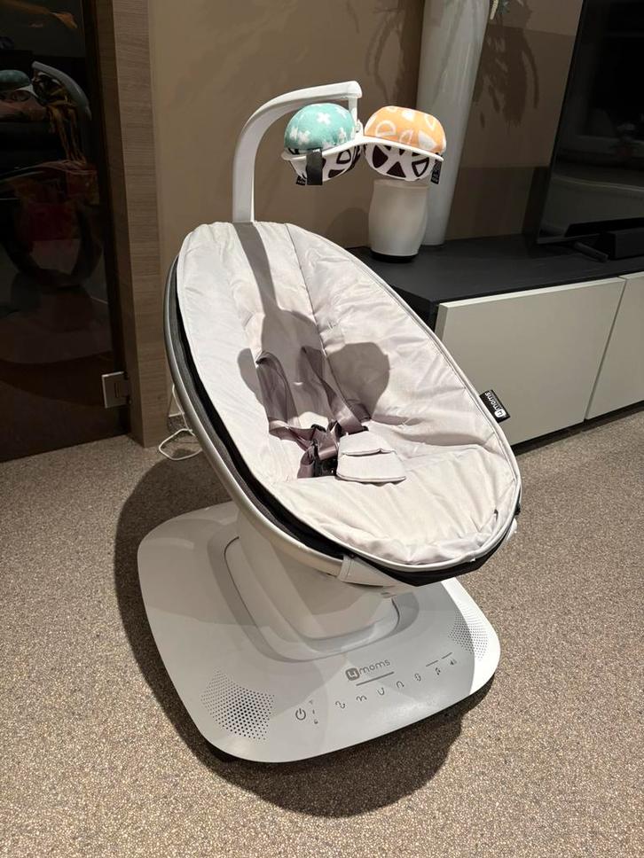 4moms babyswing 5 Classic Grey, Kinderen en Baby's, Wipstoeltjes, Nieuw, Schommelstoel, Overige merken, Met gordel(s) of riempje(s)