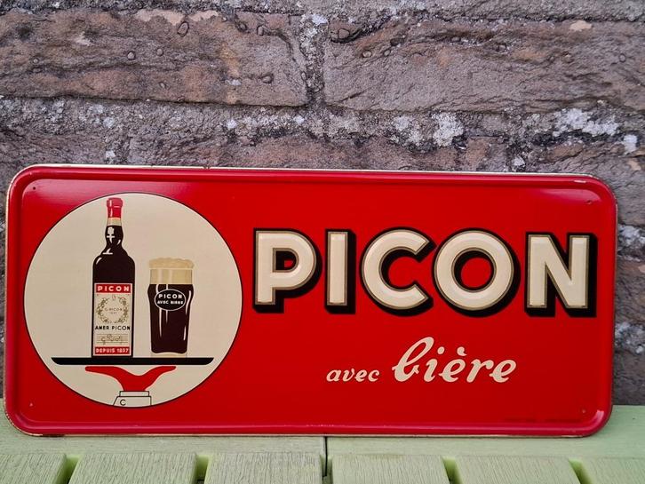 authentiek reclamebord Picon, Verzamelen, Merken en Reclamevoorwerpen, Reclamebord, Ophalen of Verzenden