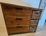 Kast in teak, Ophalen, Teakhout, 50 tot 100 cm, Zo goed als nieuw