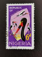 Nigeria 1965 - vogels - ooievaars - zonder NSP&M Co Ltd, Postzegels en Munten, Ophalen of Verzenden, Dier of Natuur, Gestempeld
