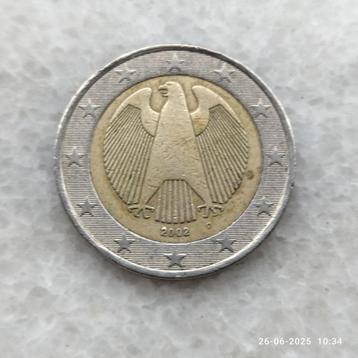 2 Euro Duitsland 2002 D beschikbaar voor biedingen