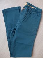 Hugo Boss - Blauwgroene chino. Maat 32. Nieuw, Kleding | Heren, Broeken en Pantalons, Nieuw, Groen, Maat 48/50 (M), Ophalen of Verzenden