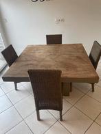 tafels en 6 stuls 250 euro gsm 0467729981, Huis en Inrichting, Tafels | Eettafels, Ophalen of Verzenden