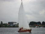 Mahonie folkboot, Watersport en Boten, Kajuitzeilboten en Zeiljachten, Ophalen, Gebruikt, Diesel, Tourjacht of Cruiser