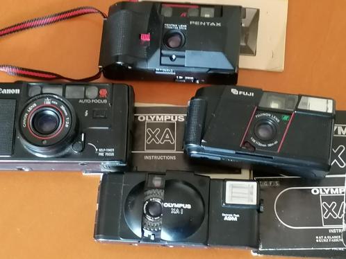 4 foto onderdelen of reparatie compacts, Audio, Tv en Foto, Fotocamera's Analoog, Gebruikt, Compact, Olympus, Ophalen of Verzenden