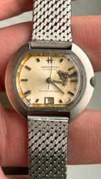 Hamilton Fontainebleau Automaat, Handtassen en Accessoires, Horloges | Antiek, Omega, Staal, 1960 of later, Met bandje