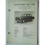 Volkswagen 1500 1500S Vraagbaak losbladig 1961-1964 #2 Neder, Volkswagen, Utilisé, Enlèvement ou Envoi