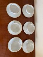 Six tasses  sous tasses et assiettes à dessert., Antiquités & Art, Antiquités | Services (vaisselle) complet