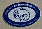 Sticker strandtent De schorpioen Renesse, Enlèvement ou Envoi, Comme neuf