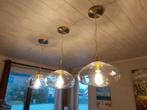 Hang lampen  3 stuks, Glas, Ophalen of Verzenden, Zo goed als nieuw