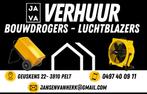 bouwdroger verhuur Pelt €50 + vochtmeter te beschikking, Enlèvement, Ventilateur