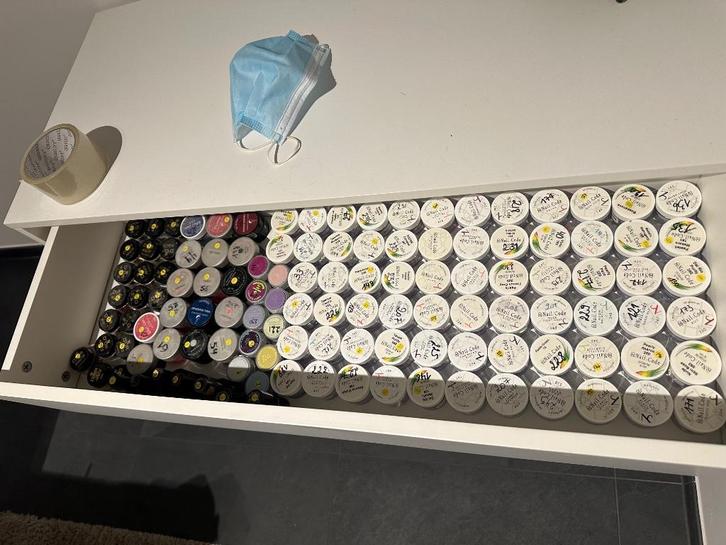 Gelnagels producten, Handtassen en Accessoires, Uiterlijk | Cosmetica en Make-up, Gebruikt, Make-up, Handen en Nagels, Overige kleuren