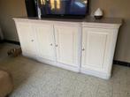 Dressoir + vitrine kast, Ophalen, Gebruikt, 50 tot 75 cm, 200 cm of meer