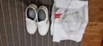 Witte koksvest L en broek M, schoenen M38, Ophalen