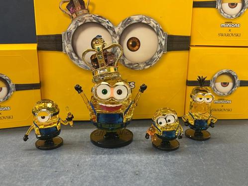 Swarovski Disney Minions set van 4 kompleet, Verzamelen, Swarovski, Nieuw, Figuurtje, Ophalen of Verzenden