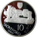 Slowaakse 10 euro Aurel Stodola Silver 900/1000, Postzegels en Munten, Slowakije, 10 euro, Losse munt, Zilver