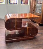 Art Deco style double sided coffee table with 8 drawers, Huis en Inrichting, Ophalen, Zo goed als nieuw