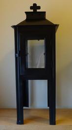 Graflantaarn, grafverlichting, staal, Tuin en Terras, Ophalen of Verzenden, Nieuw, Glas
