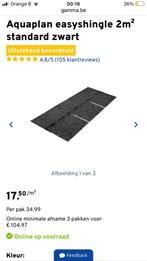 Aquaplan easyshingle 4m2 standard zwart, Ophalen, Nieuw, Zwart