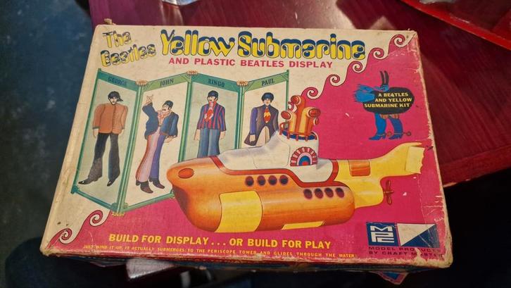 Beatles gele onderzeeër, Verzamelen, Muziek, Artiesten en Beroemdheden, Gebruikt, Ophalen of Verzenden