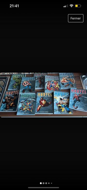Marvel Les grandes Sagas 10 tomes + les 10 fascicules beschikbaar voor biedingen