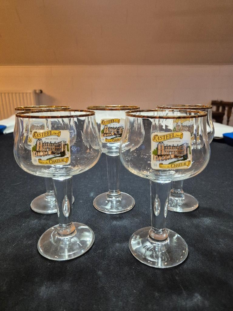 Kasteelbierglazen, Ophalen, Gebruikt, Bierglas