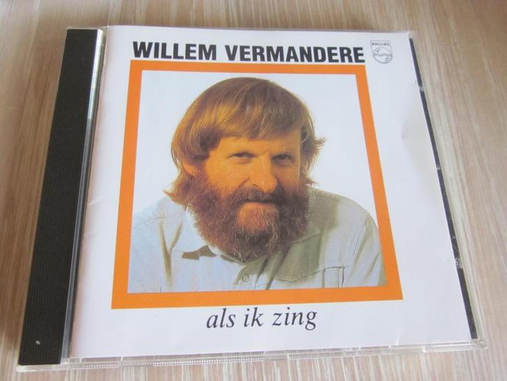 Willem Vermandere - Als ik zing - CD, Cd's en Dvd's, Vinyl | Nederlandstalig, Zo goed als nieuw, Pop, Overige formaten, Ophalen of Verzenden