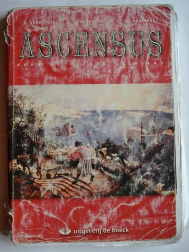 Ascensus voor het derde jaar. 2003 Verdoolaege Vandermeulen, Boeken, Schoolboeken, Gelezen, Latijn, ASO, Verzenden