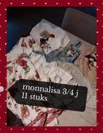 Paquet monnalisa 3/4 ans 11 pièces, Comme neuf, Enlèvement ou Envoi, Taille 104